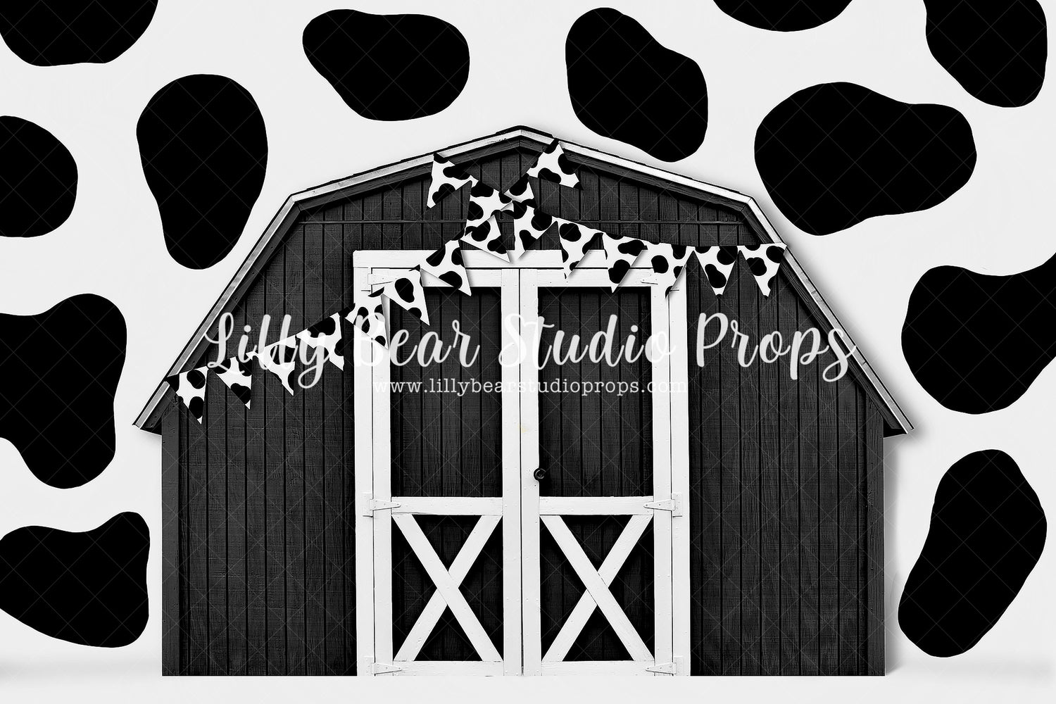 Cow Barn by Jessica Ruth Photography sold by Lilly Bear Studio Props, animals - barn - barn animals - barn doors - barn