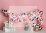 Cowgirl Rodeo by E Newton - Lilly Bear Studio Props, animal farm, cow pattern, cowgirl, farm, farm girl, farmer, girl farm, pink gold, yeehaw