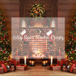 Cozy Cabin Holiday - Lilly Bear Studio Props, christmas, Cozy, Decorated, Festive, Giving, Holiday, Holy, Hopeful, Joyful, Merry, Peaceful, Peacful, Red & Green, Seasonal, Winter, Xmas, Yuletide