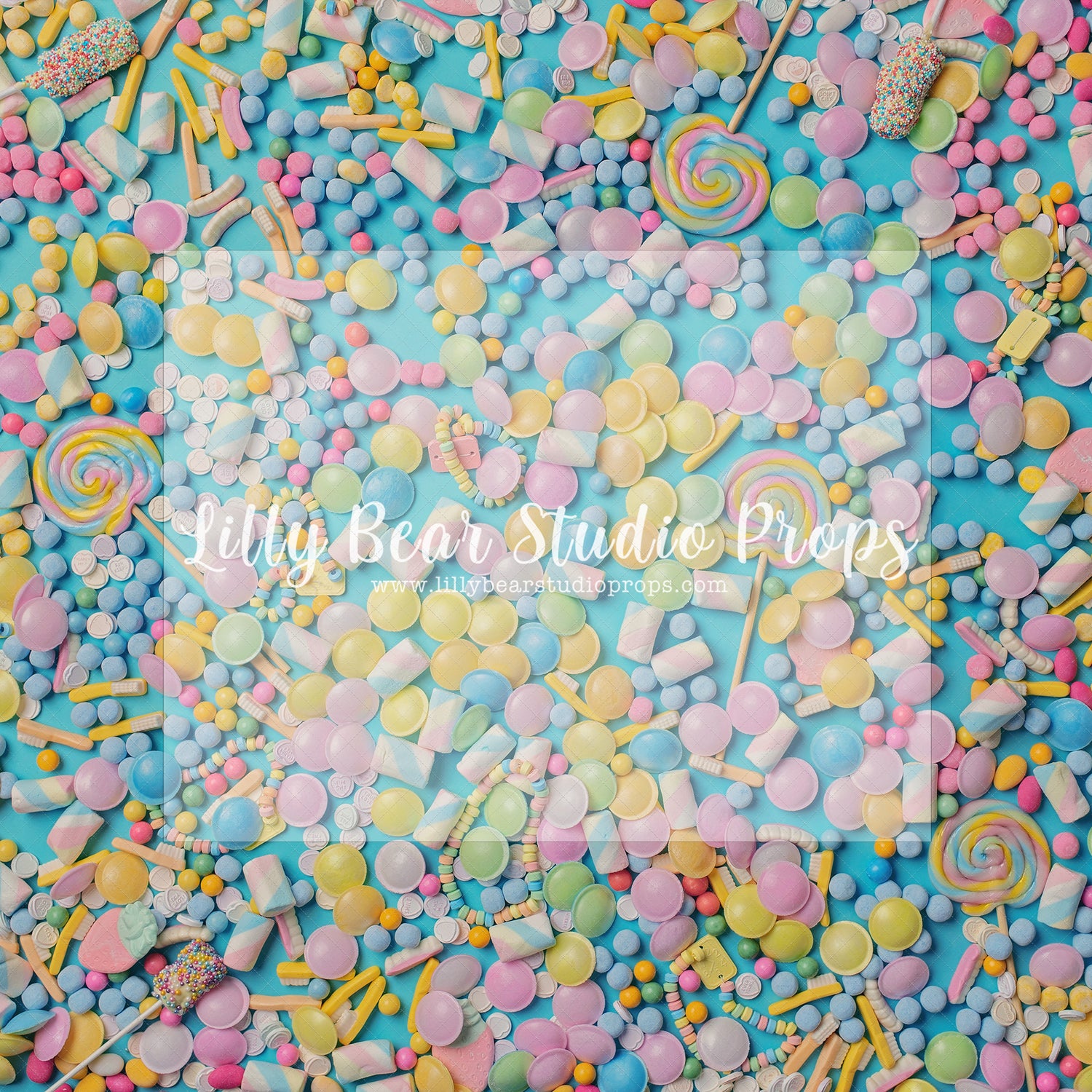 Crazy Candy - Lilly Bear Studio Props, candy mountain, candy shop, candy sweets, candy treats, candy wall, candyland, lollipop, rainbow candy