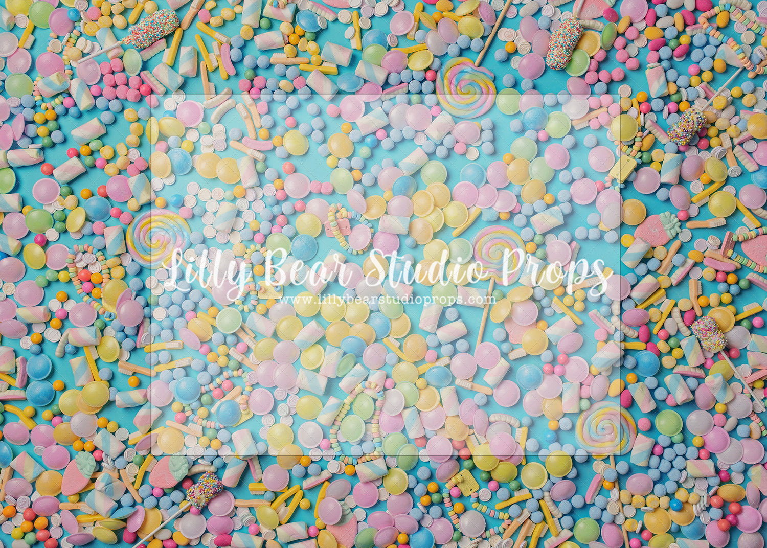 Crazy Candy - Lilly Bear Studio Props, candy mountain, candy shop, candy sweets, candy treats, candy wall, candyland, lollipop, rainbow candy