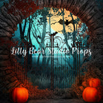 Creepy Night by Lilly Bear Studio Props sold by Lilly Bear Studio Props, bat - bats - candles - cementary - cemetery