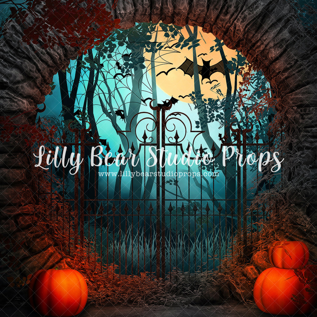 Creepy Night by Lilly Bear Studio Props sold by Lilly Bear Studio Props, bat - bats - candles - cementary - cemetery