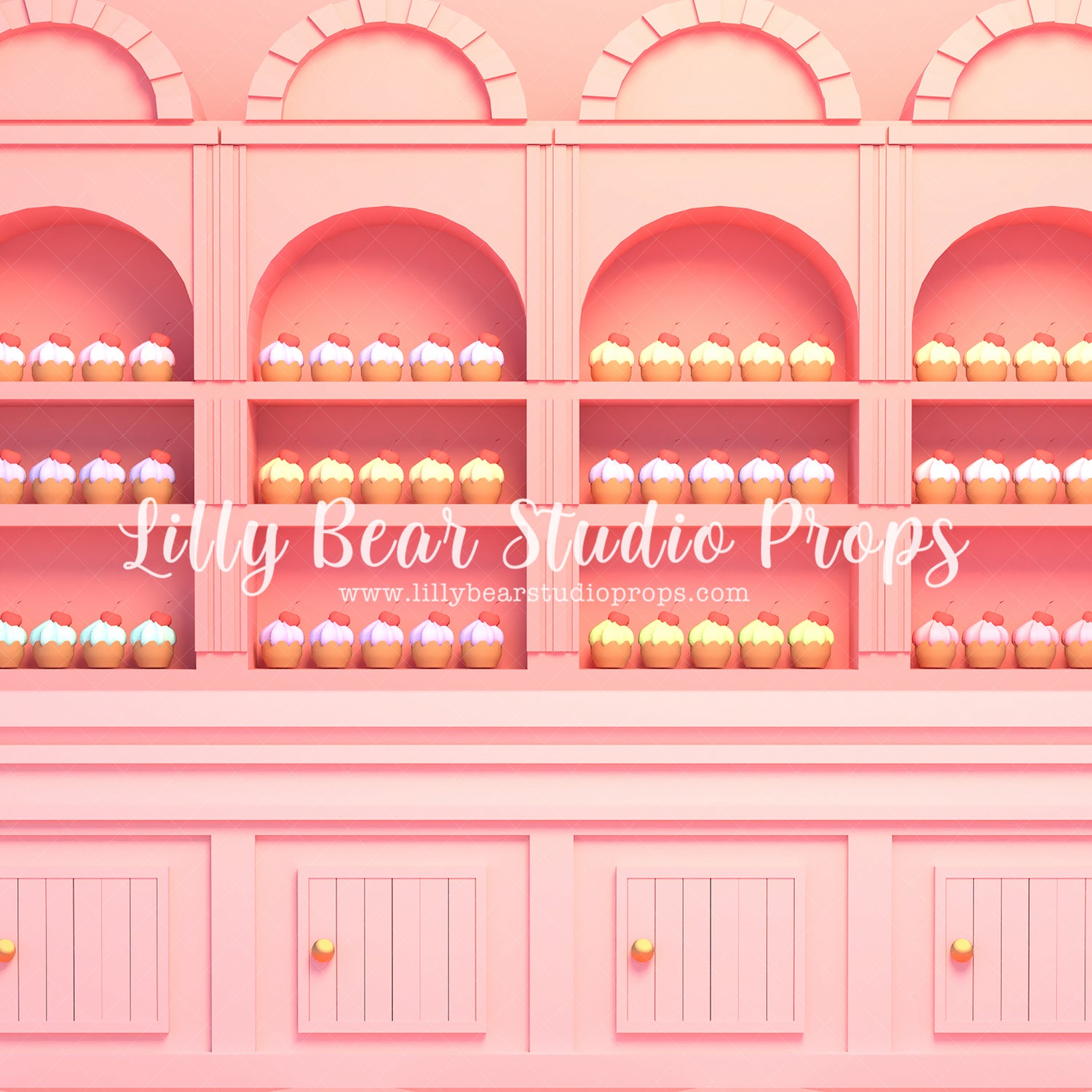 Cupcake Boutique by Lilly Bear Studio Props sold by Lilly Bear Studio Props, candy - candy mountain - candy river - can