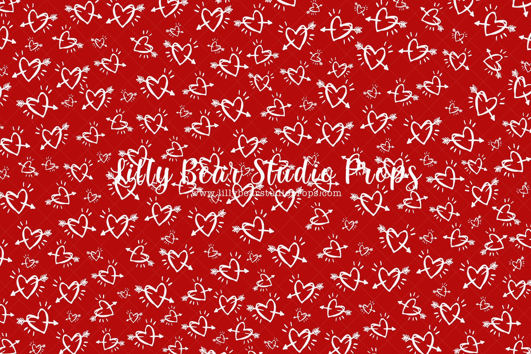 Cupid Red by EllaBean sold by Lilly Bear Studio Props, all my heart - arrow - arrow heart - blue hearts - colourful hea