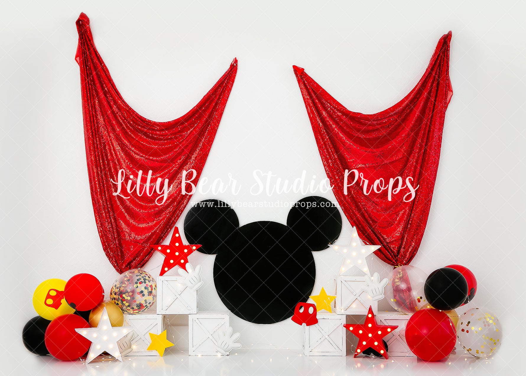 Curtain Call Mickey! - Lilly Bear Studio Props, all star, all stars, blue stars, Fabric, galaxy, galaxy sky, gold stars, lantern, lights, little all star, little star, little stars, milky way, moon stars, silver star, silver stars, star, star birthday, star girl, starry sky, stars, stars clouds, stars in sky, twinkle twinkle little star, white stars, Wrinkle Free Fabric, yellow stars