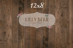DIH Photography Props Rustic Wood Planks Neoprene (Wide) - Lilly Bear Studio Props, barn wood, dark, dark wood, DIH Photography, DIH photography wood, do it herself photography, FLOORS, LB Pro, pro floor, pro floordrop, warm, warm wood, warm wood planks