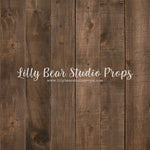 DIH Photography Props Rustic Wood Planks Neoprene (Wide) - Lilly Bear Studio Props, barn wood, dark, dark wood, DIH Photography, DIH photography wood, do it herself photography, FLOORS, LB Pro, pro floor, pro floordrop, warm, warm wood, warm wood planks