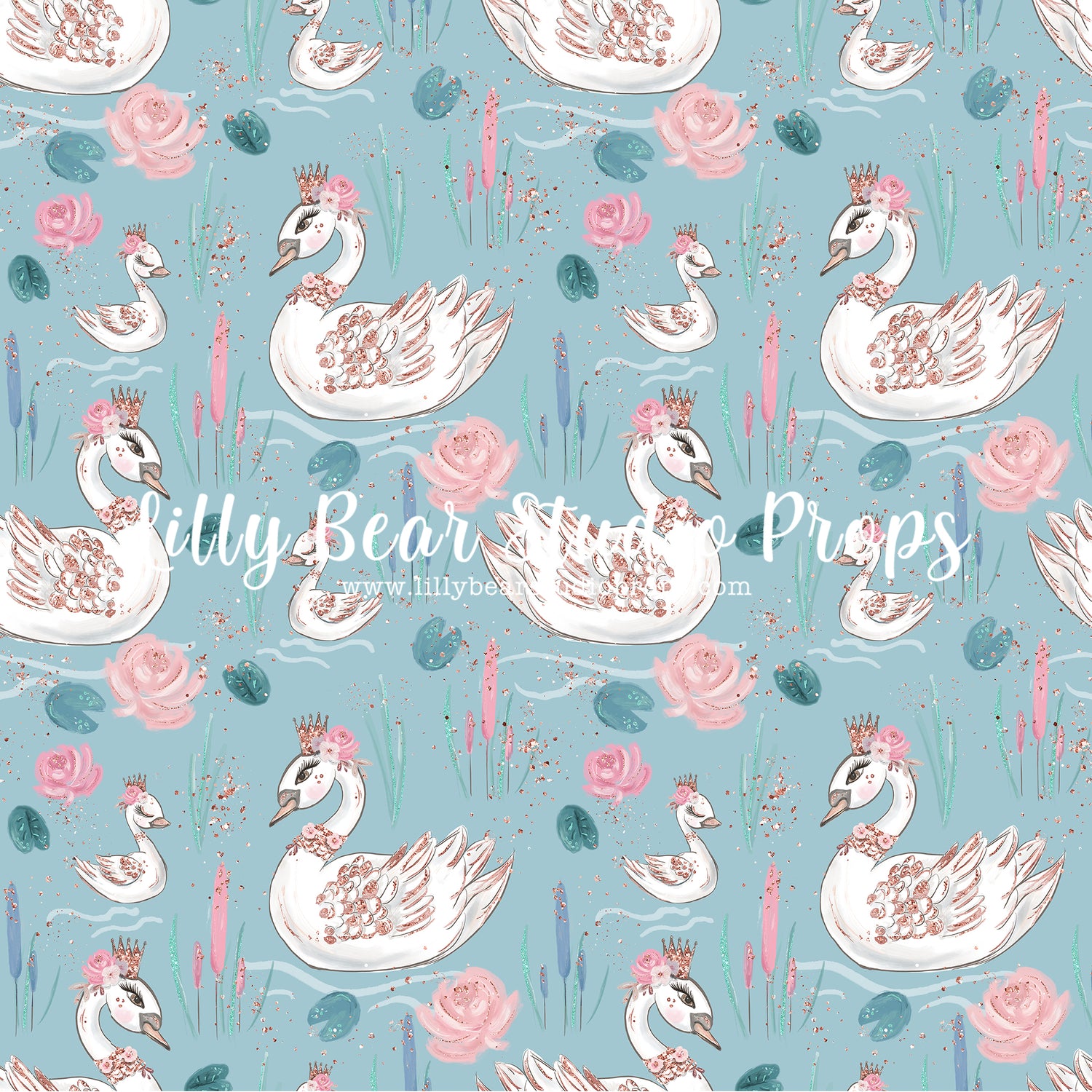 Dance Of Swans by Lilly Bear Studio Props sold by Lilly Bear Studio Props, baby animal - baby swan - dance of swans - F