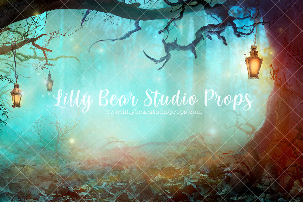 Dark Magic Forest - Lilly Bear Studio Props, autumn, autumn leaves, candles, dark forest, FABRICS, fall, fall colors, fall colours, fall decor, fall flowers, fall leaves, fall mini, fall season, farm, farm field, little pumpkin, spooky forest, spooky halloween, spooky night, spooky tree