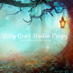 Dark Magic Forest - Lilly Bear Studio Props, autumn, autumn leaves, candles, dark forest, FABRICS, fall, fall colors, fall colours, fall decor, fall flowers, fall leaves, fall mini, fall season, farm, farm field, little pumpkin, spooky forest, spooky halloween, spooky night, spooky tree