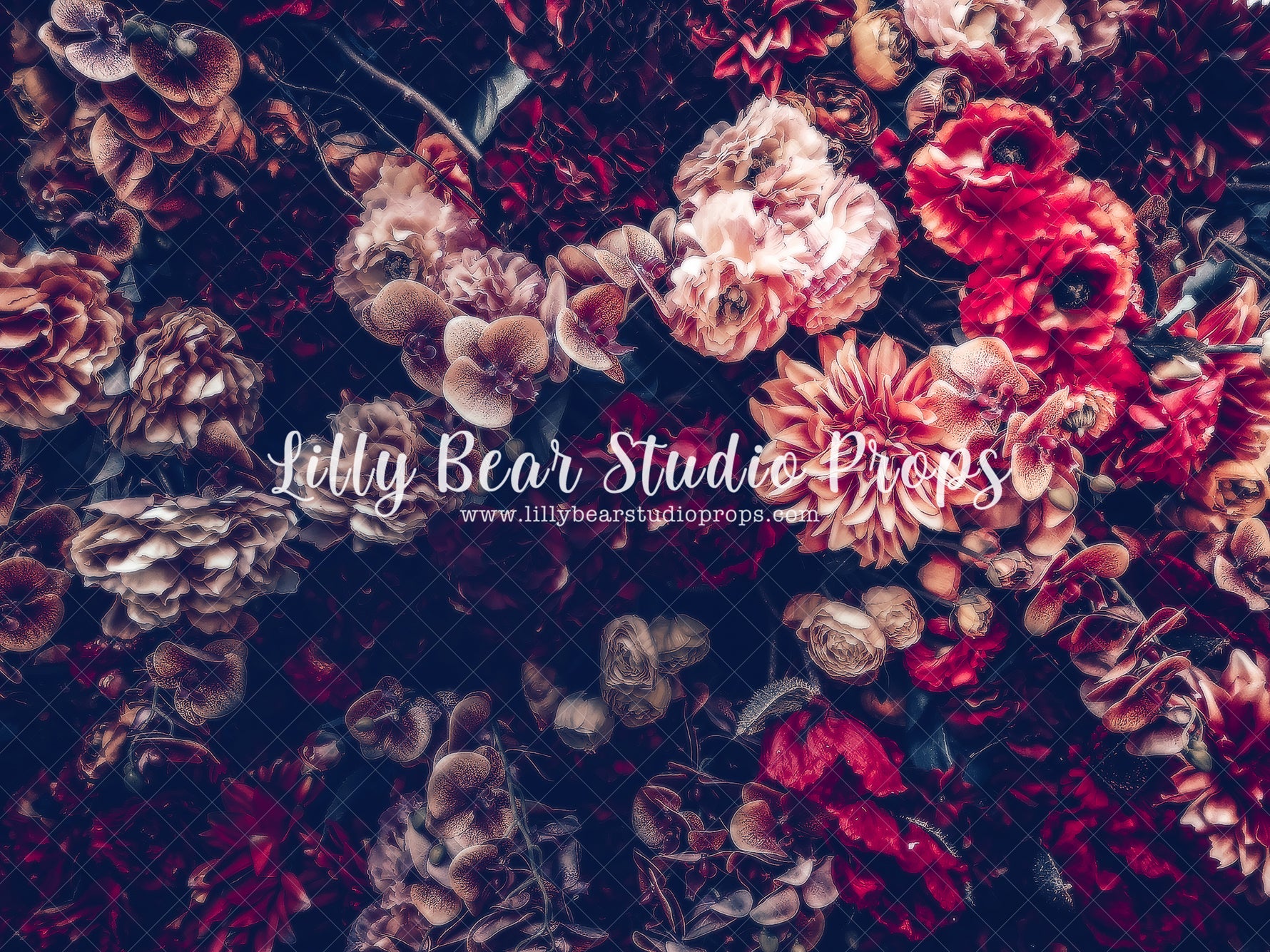 Date with Divinity by Brittany Ebany & Co. sold by Lilly Bear Studio Props, Fabric - floral - flowers - valentines - va
