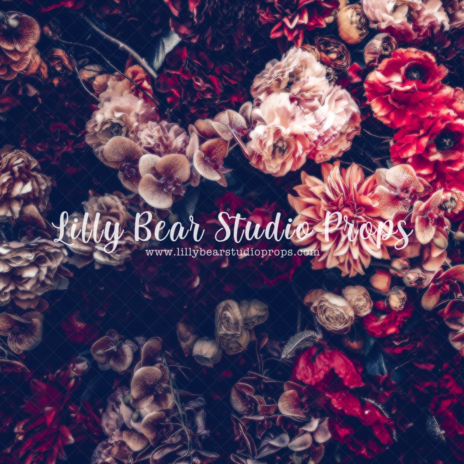 Date with Divinity by Brittany Ebany & Co. sold by Lilly Bear Studio Props, Fabric - floral - flowers - valentines - va