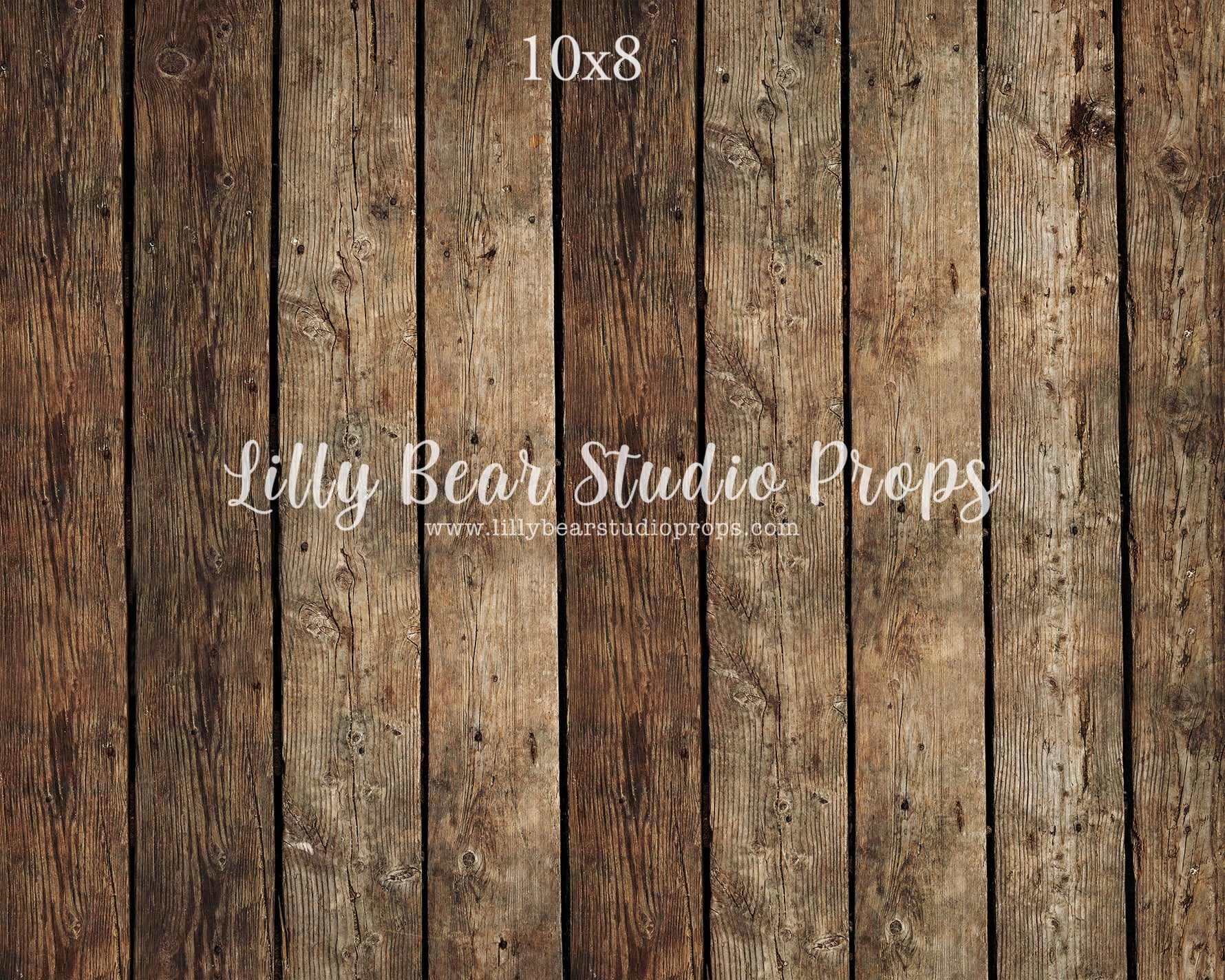 Declan Vertical Wood Planks Floor by Lilly Bear Studio Props sold by Lilly Bear Studio Props, barn wood - brown wood