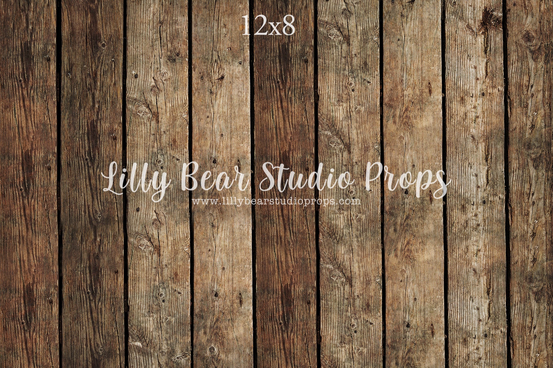 Declan Vertical Wood Planks Floor by Lilly Bear Studio Props sold by Lilly Bear Studio Props, barn wood - brown wood