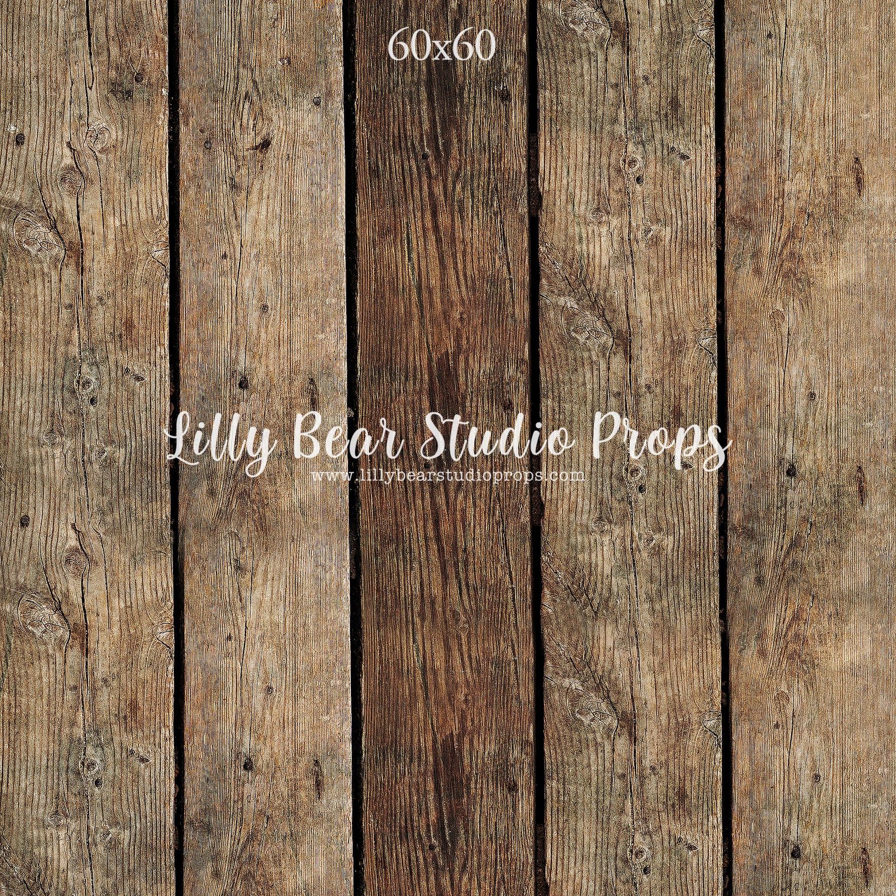 Declan Vertical Wood Planks Floor by Lilly Bear Studio Props sold by Lilly Bear Studio Props, barn wood - brown wood