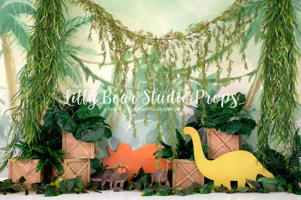 Dino Jungle - Lilly Bear Studio Props, baby jungle, dino, dino eggs, dino forest, dino one, dinosaur, dinosaurs, into the jungle, island jungle, jungle