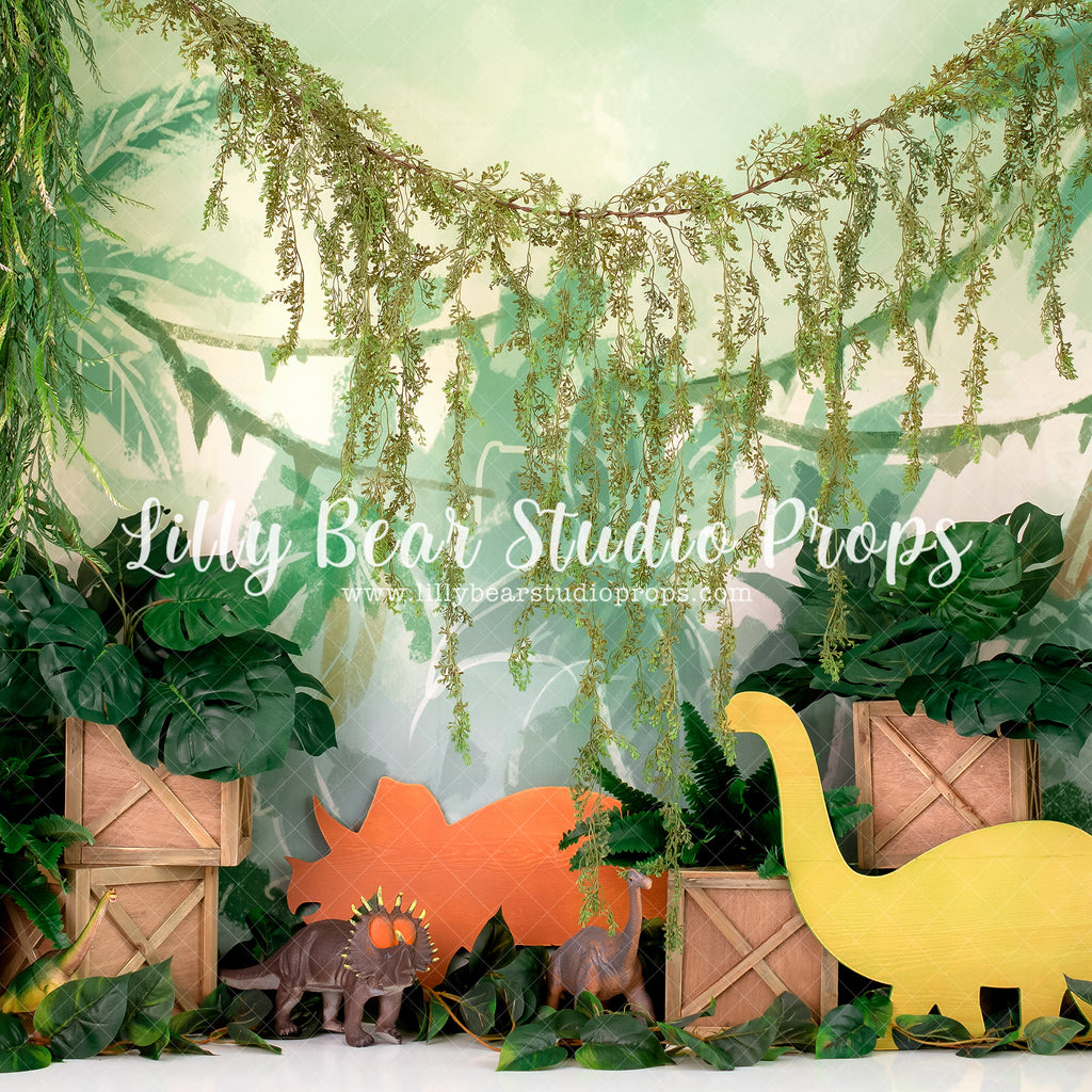 Dino Jungle - Lilly Bear Studio Props, baby jungle, dino, dino eggs, dino forest, dino one, dinosaur, dinosaurs, into the jungle, island jungle, jungle