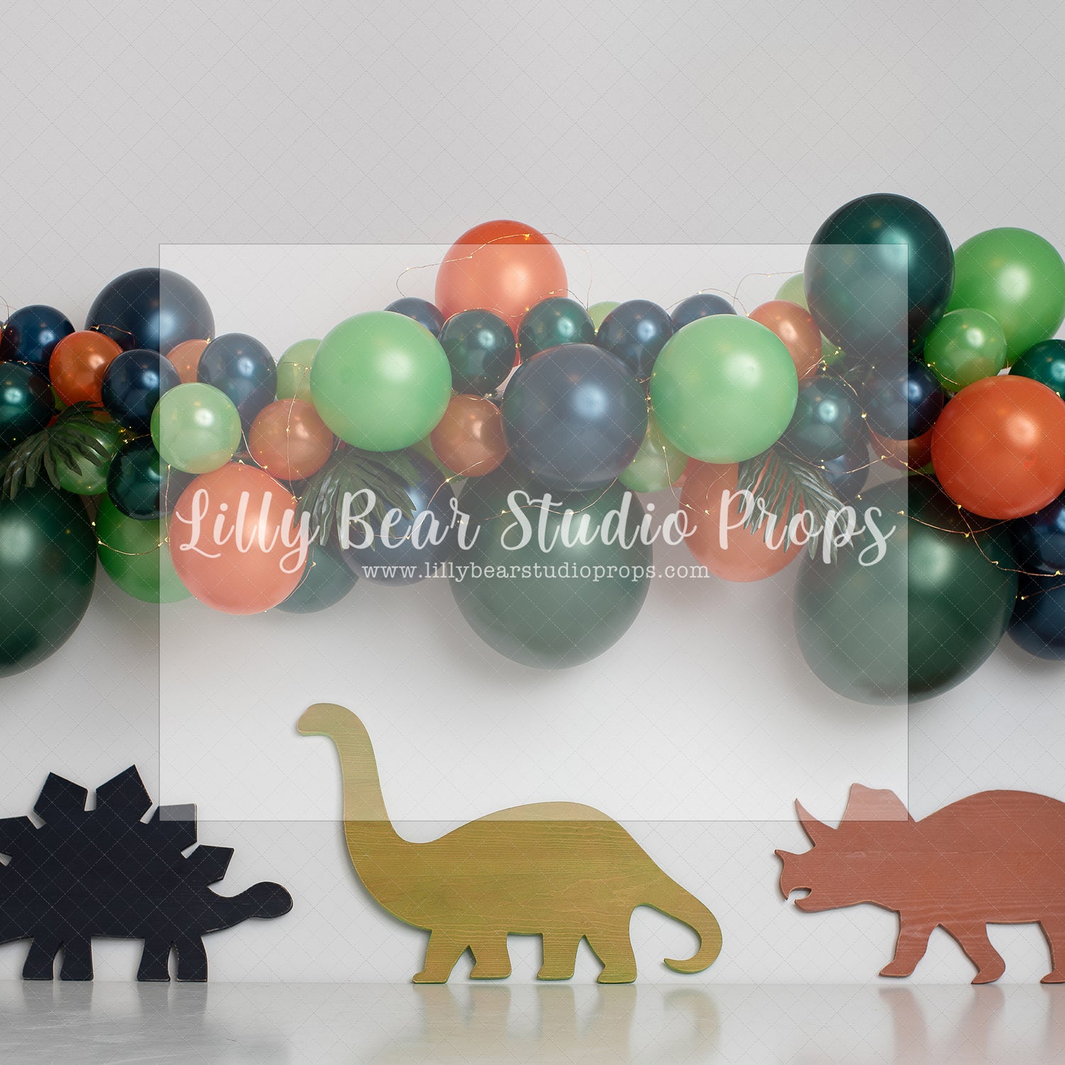 Dino March by E Newton - Lilly Bear Studio Props, dino, dino balloons, dino eggs, dino forest, dino one, Dino-roars, dinos, dinosaur, dinosaurs, jungle dino, little dino, wild dino