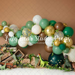 Dinosaur Land - Lilly Bear Studio Props, balloon and leaves, balloon garland, dino, dino balloons, dino eggs, dino forest, dino one, Dino-roars, dinosaur, dinosaurs, jungle, jungle dino, little dino, wild dino, wild one