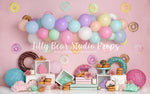 Donut Grow Up by Sweet Memories Photos By Carolyn sold by Lilly Bear Studio Props, anchor - balloon - balloon garland