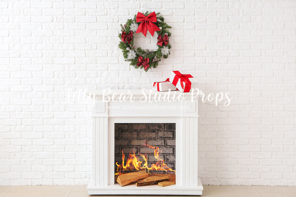 Dreaming By The Fire by Lilly Bear Studio Props sold by Lilly Bear Studio Props, christmas - Fabric - holiday - Wrinkle