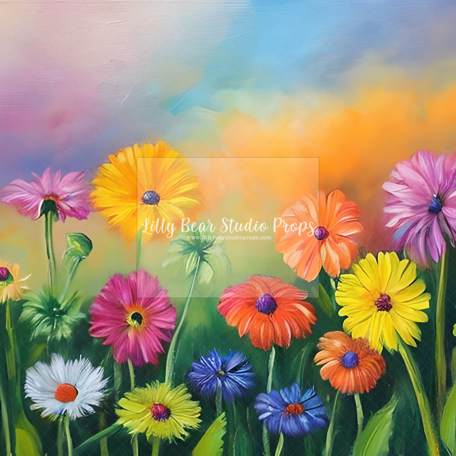 Dreamy Pastel Flowers
