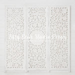 Fancy White Mandala - Lilly Bear Studio Props, FABRICS, floral, garden, rose garden, roses, spring