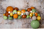 Earthy Balloon Garland - Lilly Bear Studio Props, boho balloon garland, boho balloons, boho chic, boho fall, boho garland, boho greenery, boho pastel rainbow, boho rainbow, boy rainbow, green balloons, metallic green balloons, neutral rainbow, pastel green balloons, rainbow garland, safari, scandi, scandinavian, scandinavian rainbow garland, spring scandinavian, urban, yoda, yoda one