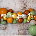 Earthy Balloon Garland - Lilly Bear Studio Props, boho balloon garland, boho balloons, boho chic, boho fall, boho garland, boho greenery, boho pastel rainbow, boho rainbow, boy rainbow, green balloons, metallic green balloons, neutral rainbow, pastel green balloons, rainbow garland, safari, scandi, scandinavian, scandinavian rainbow garland, spring scandinavian, urban, yoda, yoda one