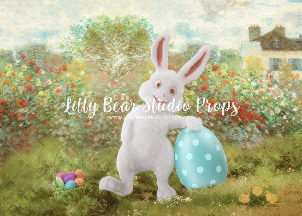 Easter Bunny - Lilly Bear Studio Props, bunny, bunny one, easter, easter backdrop, easter basket, easter bunny, easter egg, easter eggs, easter flowers, egg, egg hunt, FABRICS, some bunny is one, some bunny's one