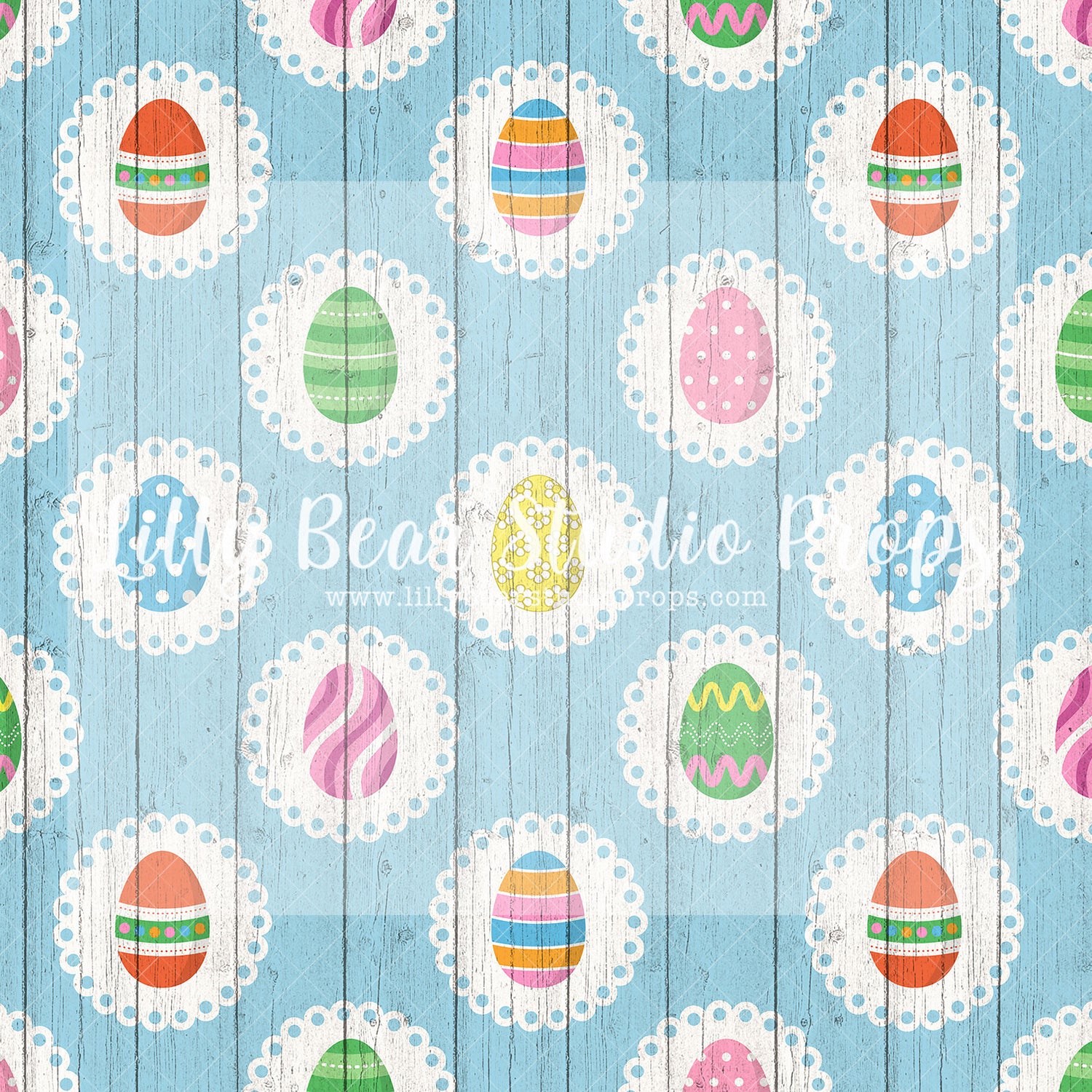Easter Egg Barn Wood Blue - Lilly Bear Studio Props, boho spring, bunny, bunny garden, bunny one, bunny trail, carrot, carrots, easter, easter backdrop, easter basket, easter bunny, easter eggs, FABRICS, flower barn doors, flower garden, flower stand, some bunny is one, spring, spring camper, spring garden