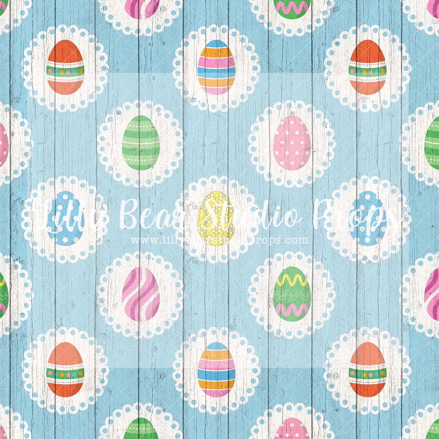 Easter Egg Barn Wood Blue - Lilly Bear Studio Props, boho spring, bunny, bunny garden, bunny one, bunny trail, carrot, carrots, easter, easter backdrop, easter basket, easter bunny, easter eggs, FABRICS, flower barn doors, flower garden, flower stand, some bunny is one, spring, spring camper, spring garden