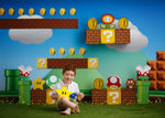 Mario by Jessica Ruth Photography sold by Lilly Bear Studio Props, boy video game - FABRICS - game - game on - gamer