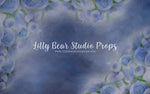 Elizabeth by Jessica Ruth Photography sold by Lilly Bear Studio Props, fabric - fine art - floral - girls - hand painte