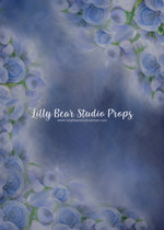 Elizabeth by Jessica Ruth Photography sold by Lilly Bear Studio Props, fabric - fine art - floral - girls - hand painte