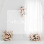 Elizabeth's Parlour - Lilly Bear Studio Props, ballet, balloons, butterfly, butterfly balloons, butterfly flowers, canopy, FABRICS, floral, flowers, girl flowers, one, Peonies, pink, pink balloons, pink canopy, pink floral, pink girl, purple balloons, white balloons