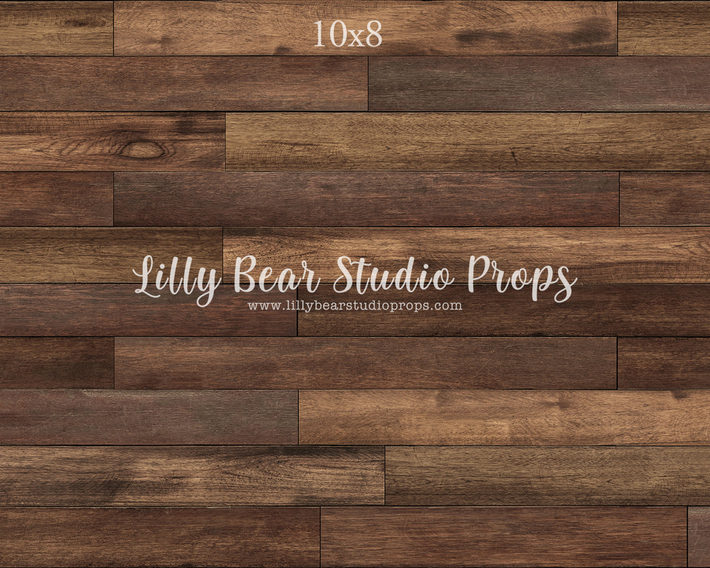 Ember Horizontal Wood Planks Floor by Lilly Bear Studio Props sold by Lilly Bear Studio Props, barn wood - brown wood