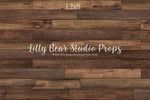 Ember Horizontal Wood Planks Floor by Lilly Bear Studio Props sold by Lilly Bear Studio Props, barn wood - brown wood