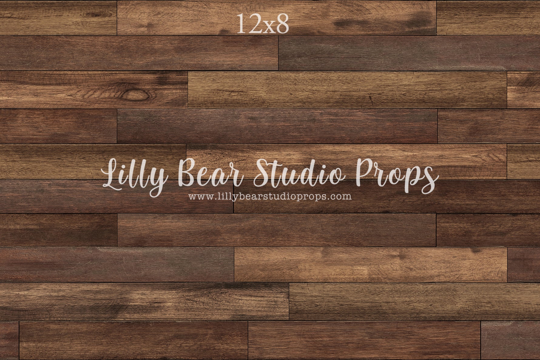 Ember Horizontal Wood Planks Floor by Lilly Bear Studio Props sold by Lilly Bear Studio Props, barn wood - brown wood