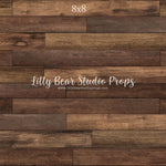 Ember Horizontal Wood Planks Floor by Lilly Bear Studio Props sold by Lilly Bear Studio Props, barn wood - brown wood