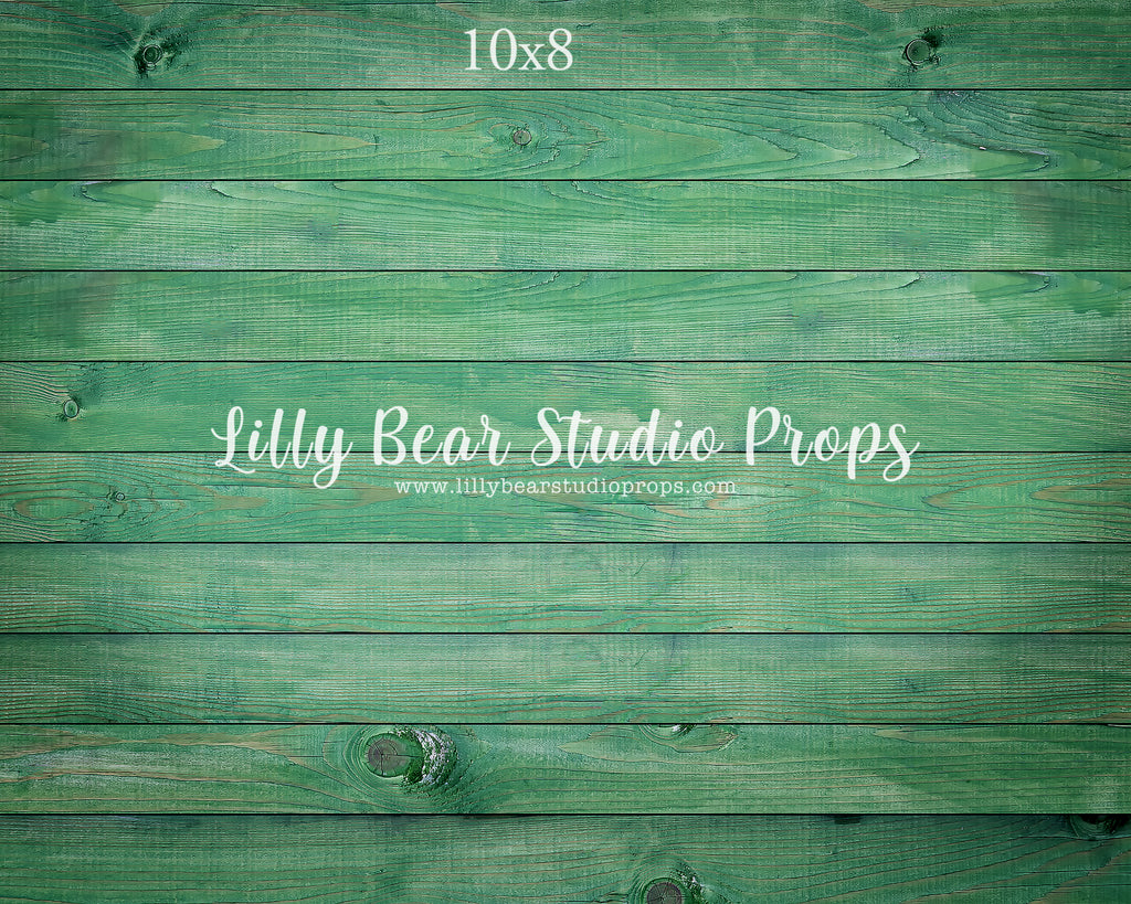 Emerald Horizontal Wood Planks Floor by Lilly Bear Studio Props sold by Lilly Bear Studio Props, colour wood - colour w