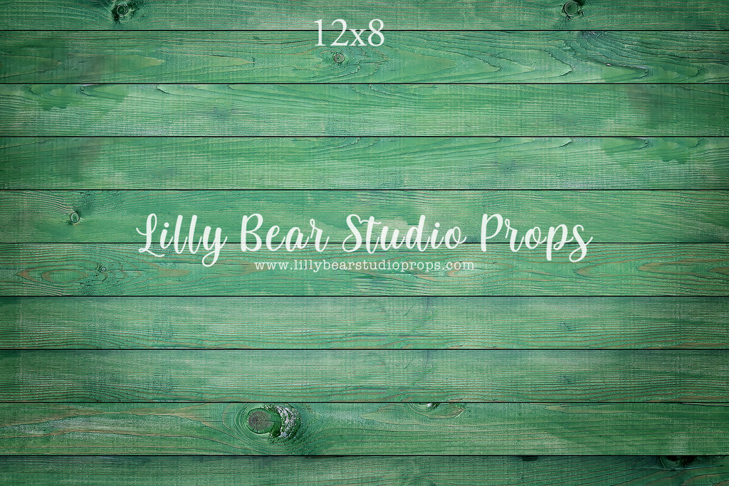 Emerald Horizontal Wood Planks LB Pro Floor by Lilly Bear Studio Props sold by Lilly Bear Studio Props, colour wood - c