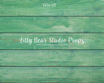 Emerald Horizontal Wood Planks Floor by Lilly Bear Studio Props sold by Lilly Bear Studio Props, colour wood - colour w