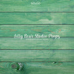 Emerald Horizontal Wood Planks Floor by Lilly Bear Studio Props sold by Lilly Bear Studio Props, colour wood - colour w