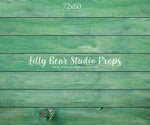 Emerald Horizontal Wood Planks Floor by Lilly Bear Studio Props sold by Lilly Bear Studio Props, colour wood - colour w