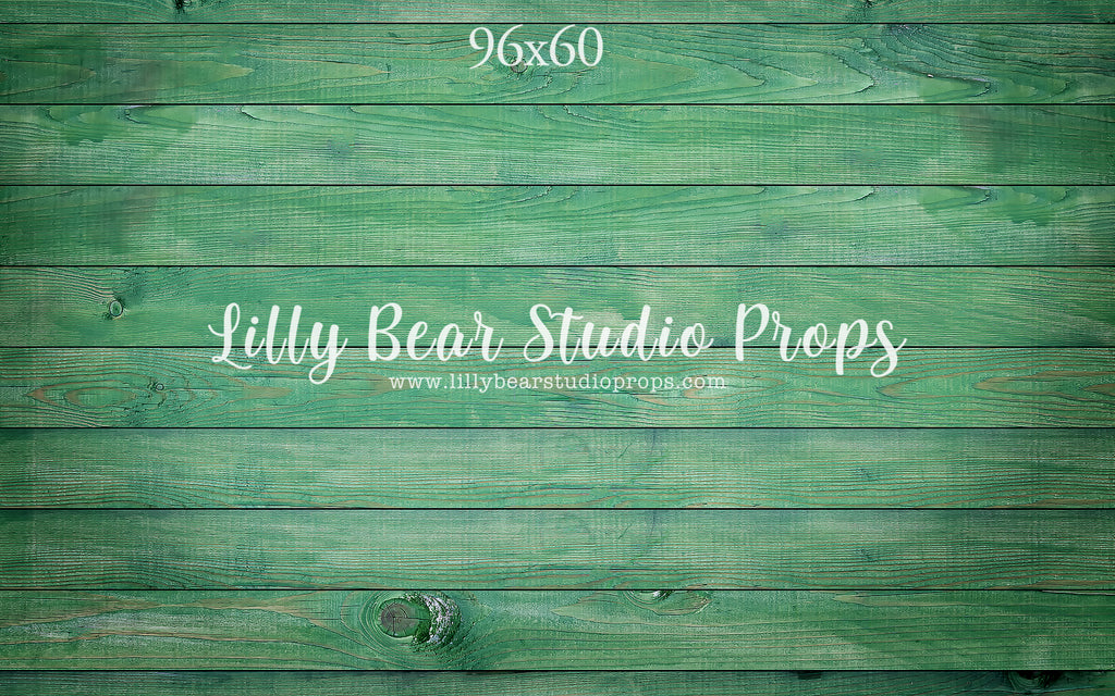 Emerald Horizontal Wood Planks Floor by Lilly Bear Studio Props sold by Lilly Bear Studio Props, colour wood - colour w