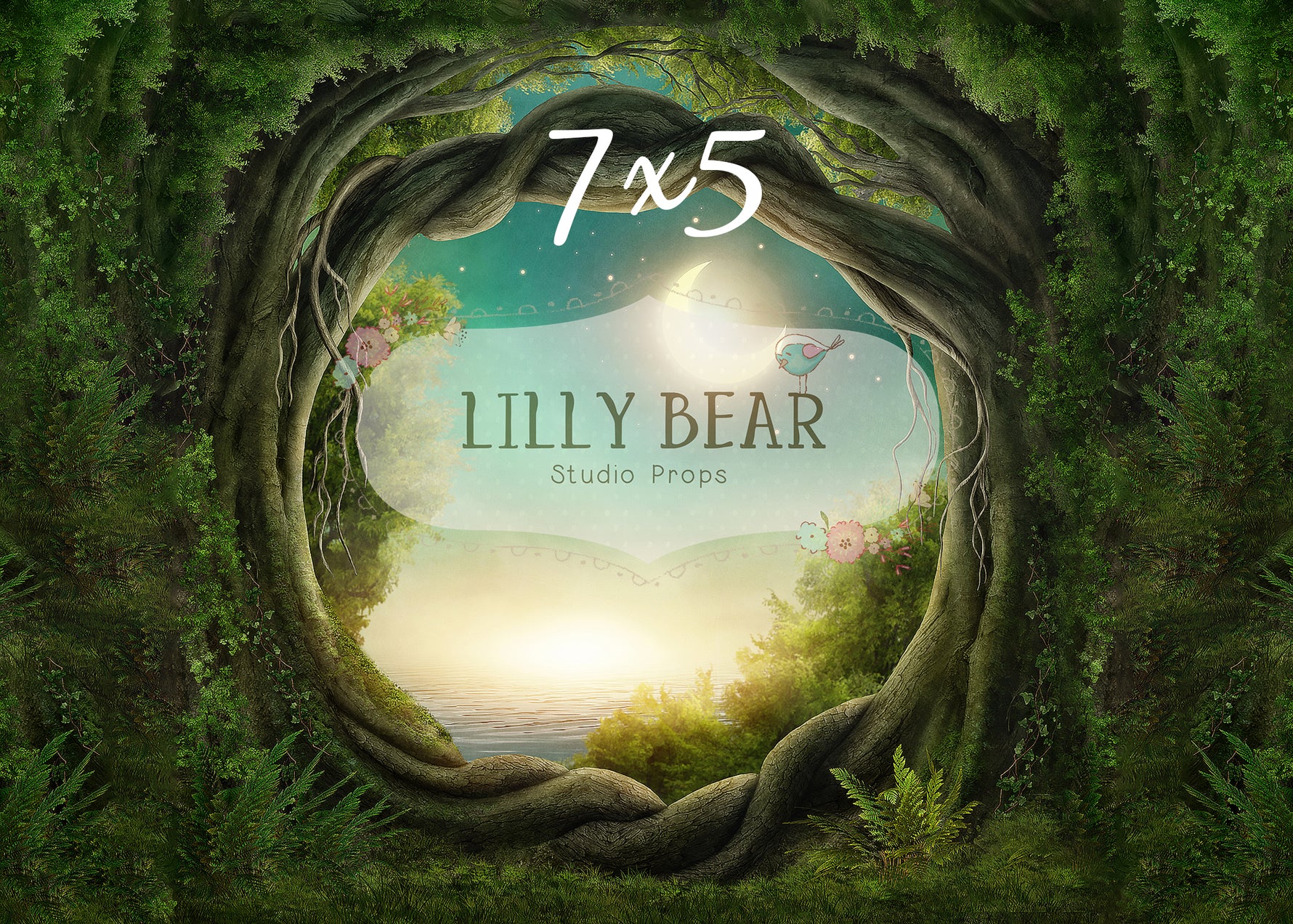Enchanted Forest by Lilly Bear Studio Props sold by Lilly Bear Studio Props, FABRICS