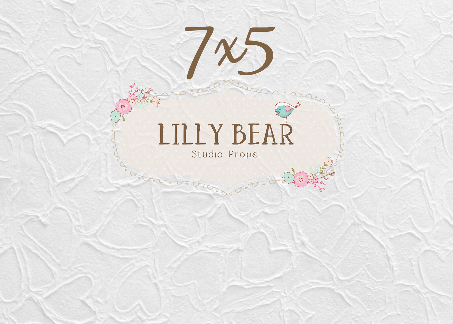 Engrave My Heart - Fabric 84x60' - No Damage by Lilly Bear Studio Props sold by Lilly Bear Studio Props, FABRICS - hear