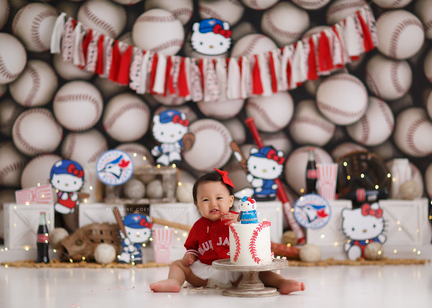 Little League by Lilly Bear Studio Props sold by Lilly Bear Studio Props, baseball - baseball balls - curve ball - FABR